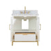 Gracie 30" Single Bathroom Vanity in White - Luxe Vanity & Tub