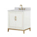 Gracie 30" Single Bathroom Vanity in White - Luxe Vanity & Tub