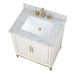 Gracie 30" Single Bathroom Vanity in White - Luxe Vanity & Tub