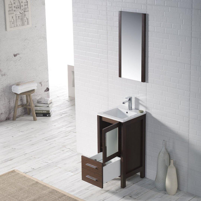 Blossom Sydney 16" Vanity Set With Ceramic Sink and Optional Mirror