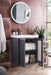 Chianti 24" Single Vanity, Mineral Gray w/ White Glossy Composite Stone Top - Luxe Vanity & Tub