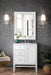 Addison 30" Single Vanity Cabinet in Glossy White Single Bathroom Vanity James Martin Vanities Charcoal Soapstone Quartz 