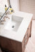 Addison 30" Single Vanity Cabinet Single Bathroom Vanity James Martin Vanities Mid-Century Acacia White Zeus Quartz 