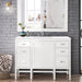 Addison 48" Single Vanity Cabinet in Glossy White Single Bathroom Vanity James Martin Vanities Select Your Top 