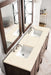 Addison 72" Double Vanity Cabinet Single Bathroom Vanity James Martin Vanities Mid-Century Acacia Eternal Marfil Quartz 