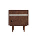 Amberly 30" Single Vanity in Mid-Century Walnut Single Bathroom Vanity James Martin Vanities Lime Delight Quartz 