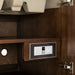 Amberly 48" Single Vanity in Mid-Century Walnut Single Bathroom Vanity James Martin Vanities Victorian Silver Quartz 