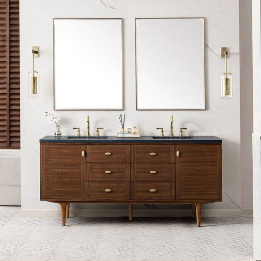 Amberly 72" Double Vanity Double Bathroom Vanity James Martin Vanities 