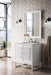 Athens 30" Single Vanity Cabinet, Glossy White Single Bathroom Vanity James Martin Vanities 