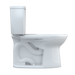 TOTO Drake 1.28 GPF Two Piece Elongated Chair Height Toilet with Right Hand Lever - Luxe Vanity & Tub