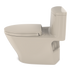 TOTO Nexus 1.28 GPF One Piece Elongated Chair Height Toilet with Tornado Flush Technology - Seat Included - Luxe Vanity & Tub