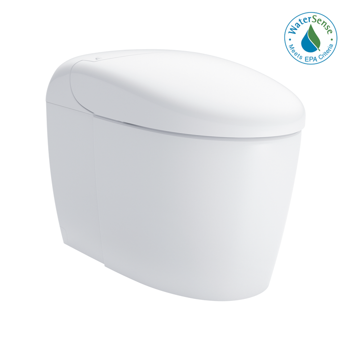 TOTO Neorest RS 0.8 / 1 GPF Dual Flush One Piece Elongated Chair Height Toilet with Integrated Smart Bidet Seat, Auto / Tornado Flush, PREMIST, and EWATER+ - Luxe Vanity & Tub