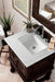 Balmoral 26" Single Bathroom Vanity Single Bathroom Vanity James Martin Vanities White Zeus Quartz 