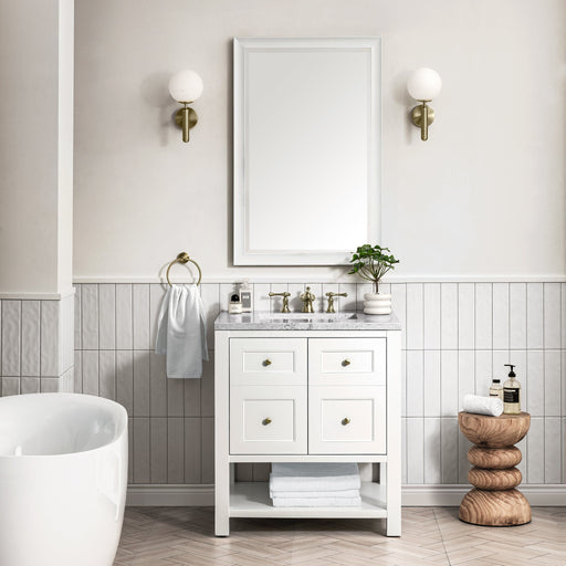 Breckenridge 30" Single Vanity in Bright White James Martin Vanities 