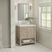 Breckenridge 30" Single Vanity in Whitewashed Oak Single Vanity James Martin Vanities Arctic Fall solid surface 