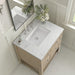 Breckenridge 30" Single Vanity in Whitewashed Oak Single Vanity James Martin Vanities Eternal Serena Quartz 