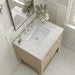 Breckenridge 30" Single Vanity in Whitewashed Oak Single Vanity James Martin Vanities Parisien Bleu Quartz 