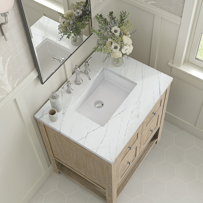 Breckenridge 30" Single Vanity in Whitewashed Oak