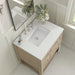 Breckenridge 30" Single Vanity in Whitewashed Oak Single Vanity James Martin Vanities Carrara White Marble 