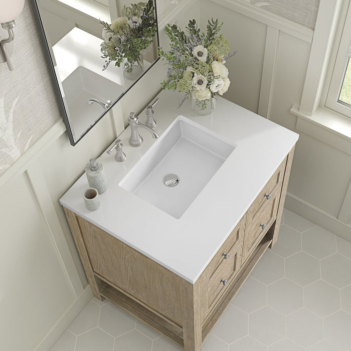 Breckenridge 30" Single Vanity in Whitewashed Oak