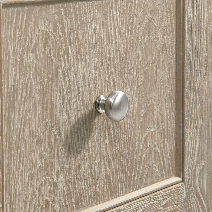 Breckenridge 36" Single Vanity in Whitewashed Oak Single Bathroom Vanity James Martin Vanities Eternal Pearl Jasmine Quartz 