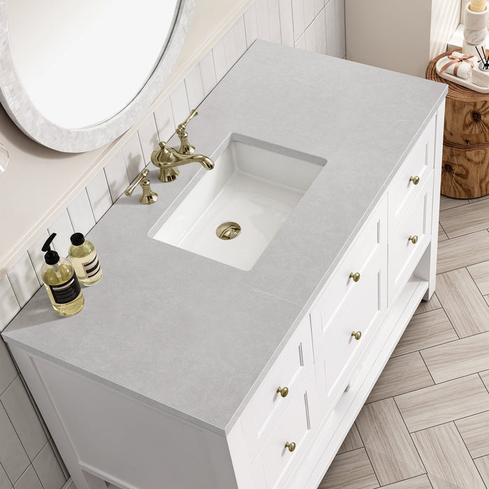 Breckenridge 48" Single Vanity in Bright White