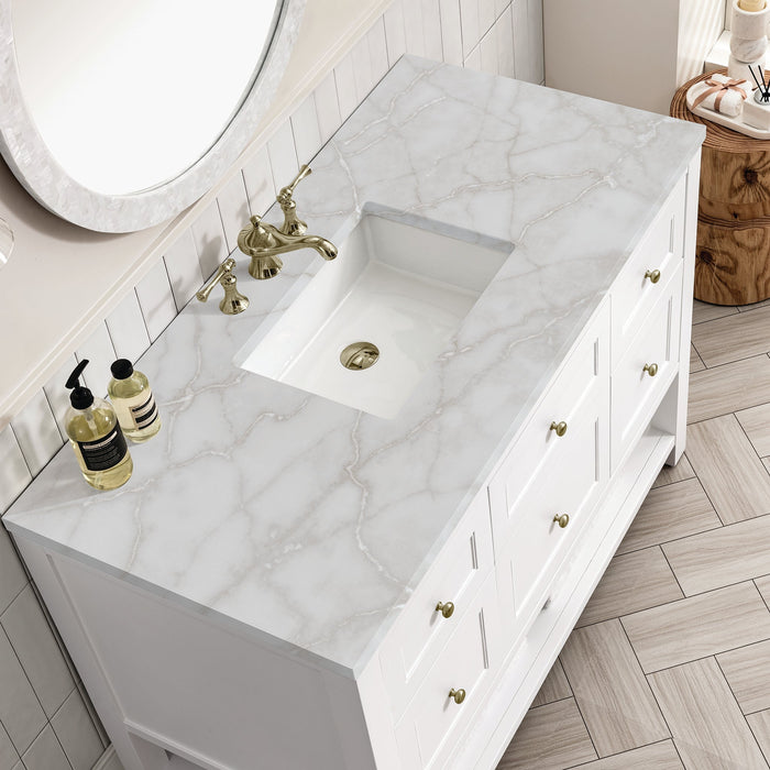 Breckenridge 48" Single Vanity in Bright White