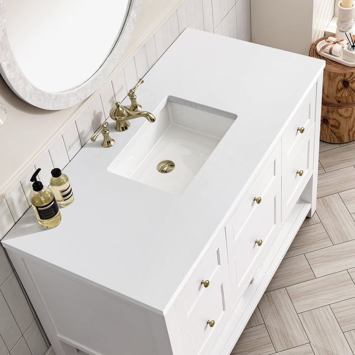 Breckenridge 48" Single Vanity in Bright White