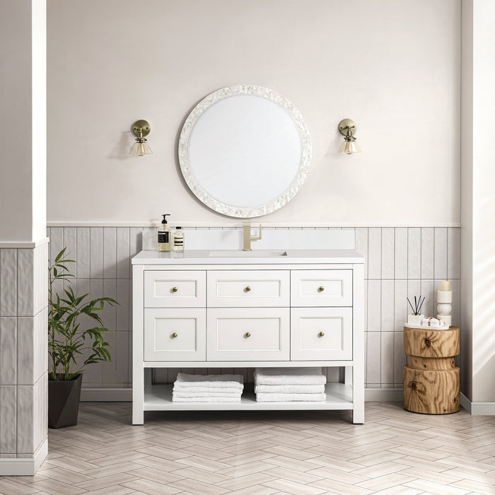 Breckenridge 48" Single Vanity in Bright White