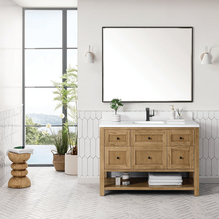 Breckenridge 48" Single Vanity in Light Natural Oak