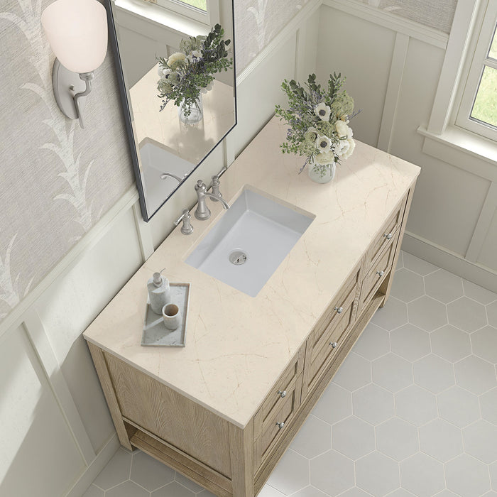 Breckenridge 48" Single Vanity in Whitewashed Oak