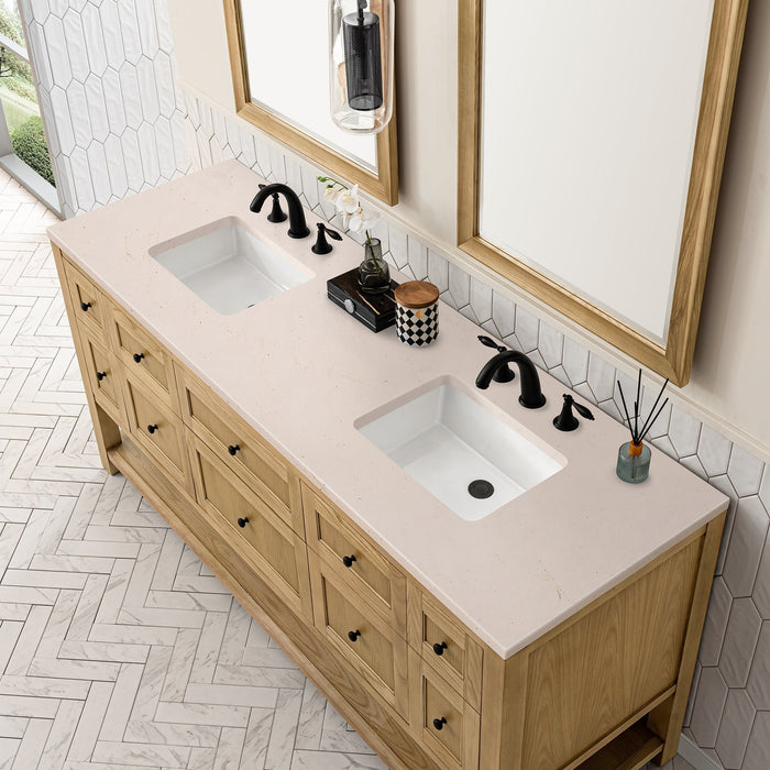 Breckenridge 72" Double Vanity in Light Natural Oak