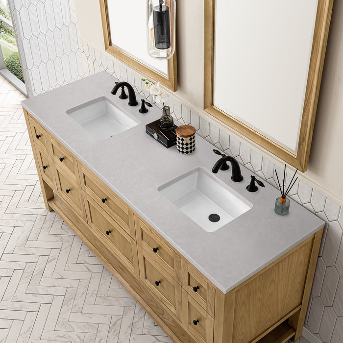 Breckenridge 72" Double Vanity in Light Natural Oak