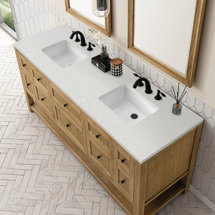 Breckenridge 72" Double Vanity in Light Natural Oak