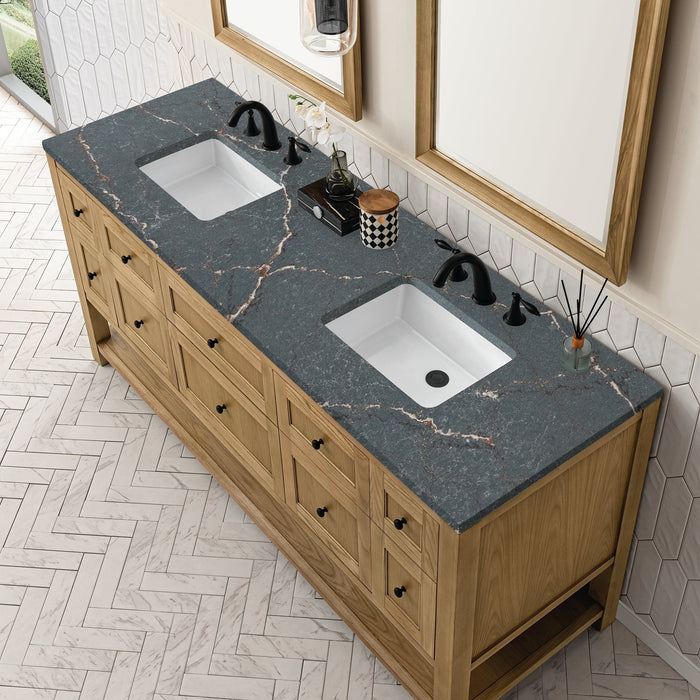 Breckenridge 72" Double Vanity in Light Natural Oak