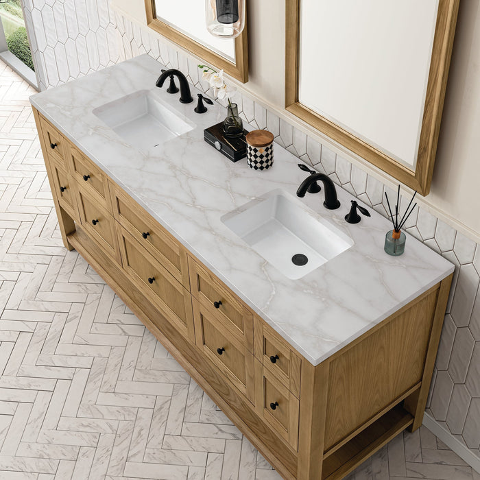 Breckenridge 72" Double Vanity in Light Natural Oak