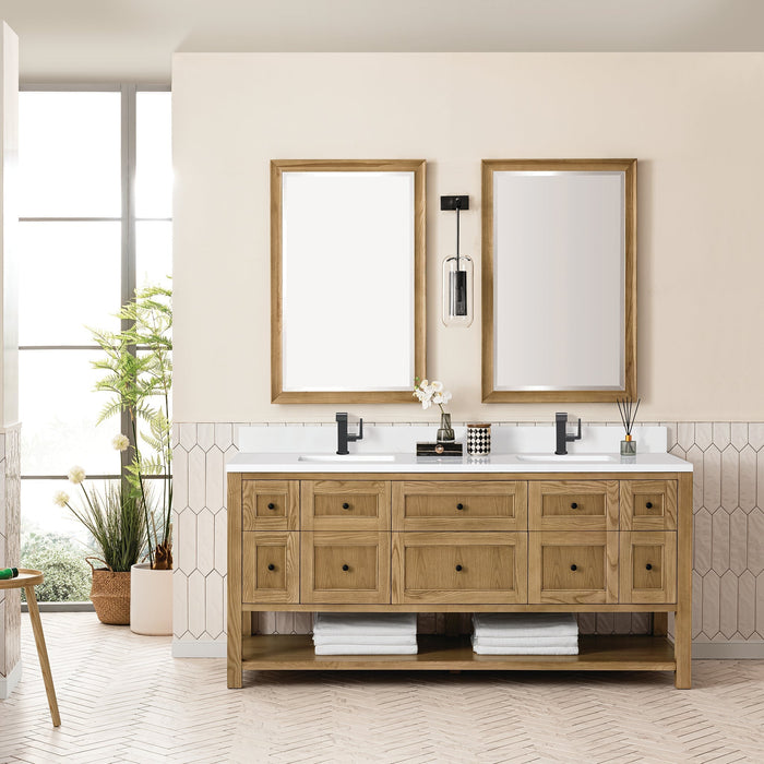 Breckenridge 72" Double Vanity in Light Natural Oak