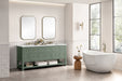 Breckenridge 72" Double Vanity in Smokey Celadon Double Bathroom Vanity James Martin Vanities Arctic Fall Solid Surface 