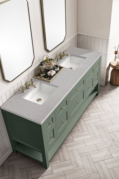 Breckenridge 72" Double Vanity in Smokey Celadon