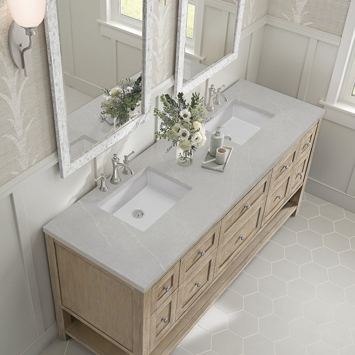 Breckenridge 72" Double Vanity in Whitewashed Oak