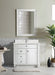 Bristol 36" Single Vanity in Bright White Single Bathroom Vanity James Martin Vanities 