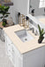 Bristol 36" Single Vanity in Bright White Single Bathroom Vanity James Martin Vanities 