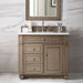 Bristol 36" Single Vanity in Whitewashed Walnut Single Bathroom Vanity James Martin Vanities Select Your Top 