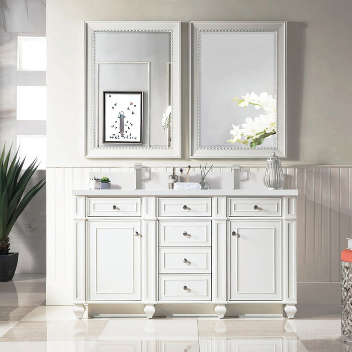 Bristol 60" Double Vanity in Bright White