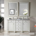 Bristol 60" Single Vanity in Bright White Double bathroom Vanity James Martin Vanities Select Your Top 