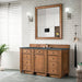 Bristol 60" Single Vanity in Saddle Brown Double bathroom Vanity James Martin Vanities 