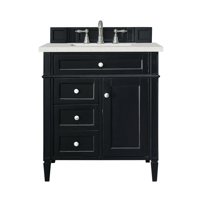 Brittany 30" Single Bathroom Vanity in Black Onyx