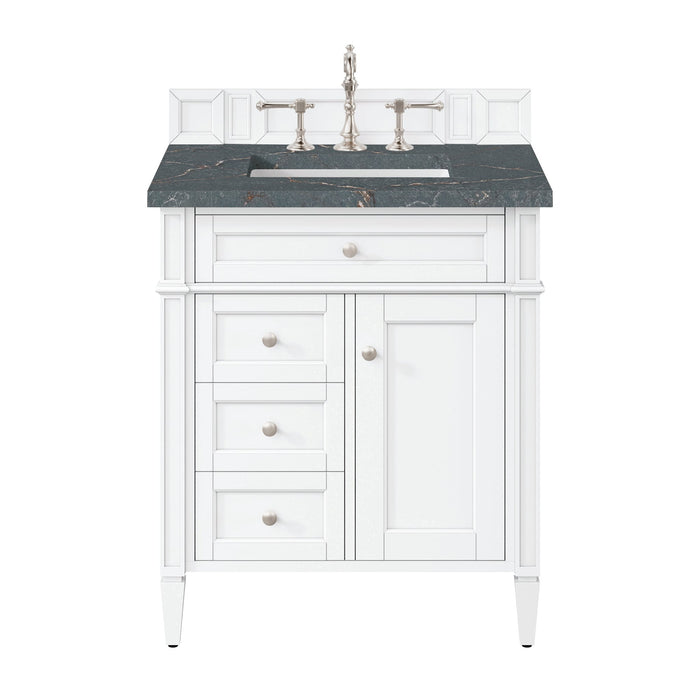 Brittany 30" Single Bathroom Vanity in Bright White