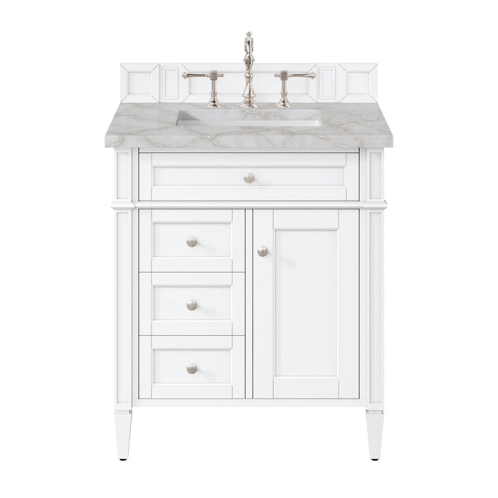 Brittany 30" Single Bathroom Vanity in Bright White