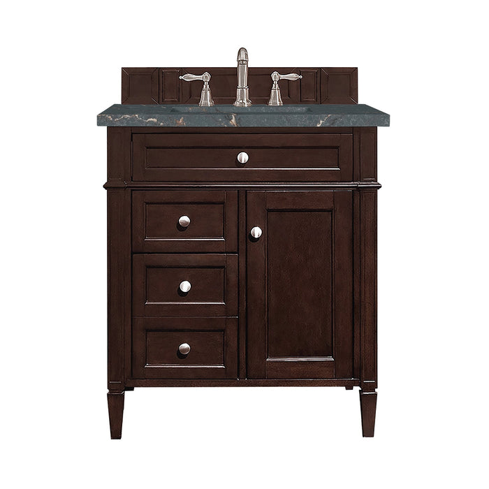 Brittany 30" Single Bathroom Vanity in Burnished Mahogany